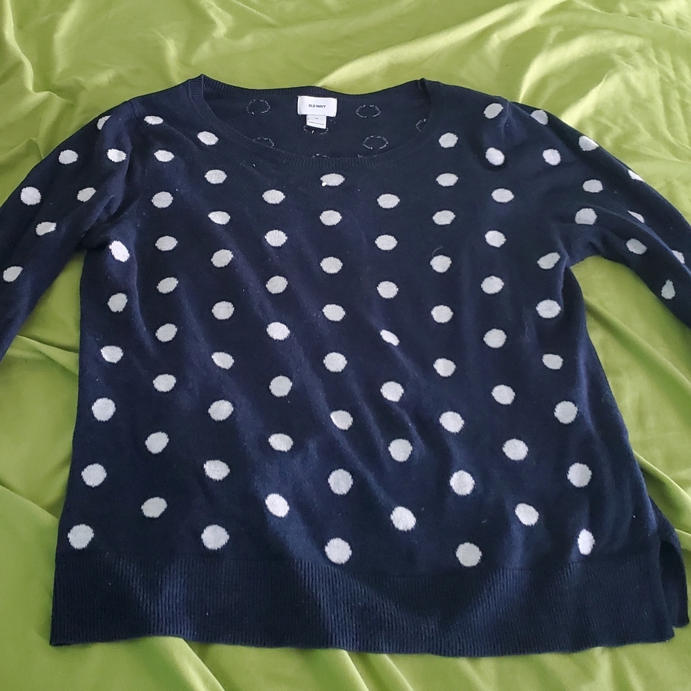 Cute polka-dot sweater